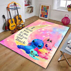 Lilo & Stitch Cartoon Floor Rug Carpet Bedroom Doormat Living Room Anti-Slip Mat