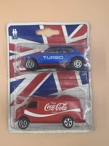 RARE New Vintage Corgi Renault 5 Turbo and Coca Cola delivery van Toy Car - Picture 1 of 1