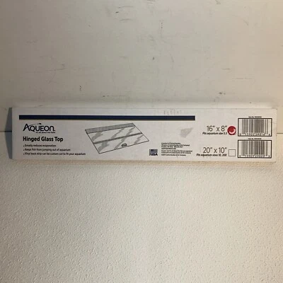 Tampo de vidro articulado Aqueon 100129016 Versa-Top 16" x 8" - Imagem 1 de 3