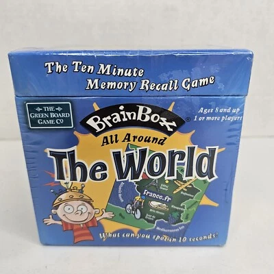BrainBox All Around The World MindWare Trivia Game Educational NEW SEALED - Image 1 of 4