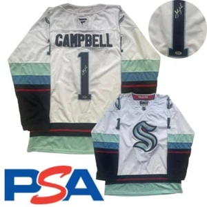 Jessica Campbell signed Trikot PSA/DNA handsigniert Seattle Kraken - Bild 1 von 4