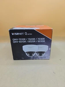 Wisenet QNV-7020R 4M H.265 IR Network Dome Camera White New - Picture 1 of 3