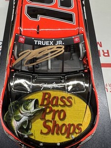 Autographed Martin Truex Jr. # 19 JGR 2021 Bass Pro Shops Martinsville RWV 1:24