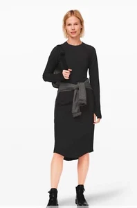 Black Lululemon Om and On Dress Size S - Picture 1 of 7