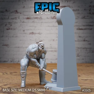 Orc Strongman C | Epic Miniatures | RPG D&D Pathfinder Wargaming - Picture 1 of 2