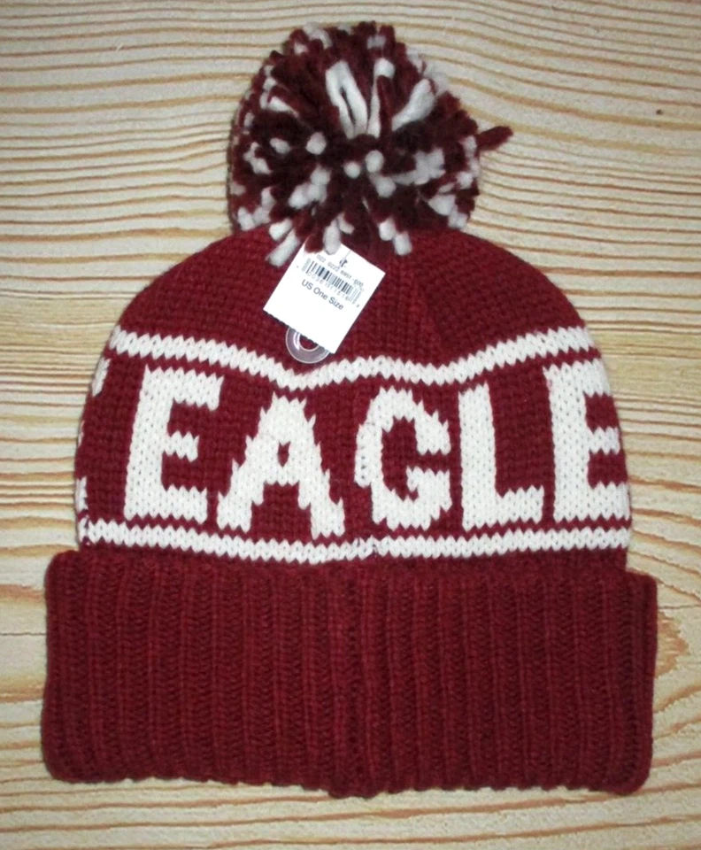 GORRO HOMBRE AMERICAN EAGLE POM POM BORGOÑA TALLA ÚNICA Foto 1 de 1