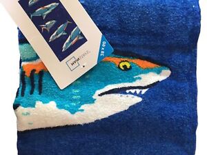 Sharks Swimming Ocean Multicolor Beach Towel 60in X 28in 100% Cotton HG048