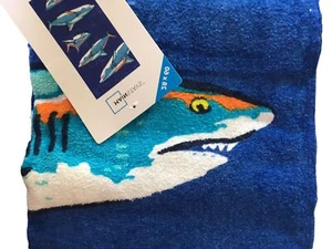 Sharks Swimming Ocean Multicolor Beach Towel 60in X 28in 100% Cotton HG048 - Picture 1 of 3