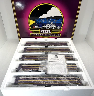 MTH Premier 20-6571 Atlantic Coast Line Streamlined 5-Car Passenger Set New O - Image 1 of 4