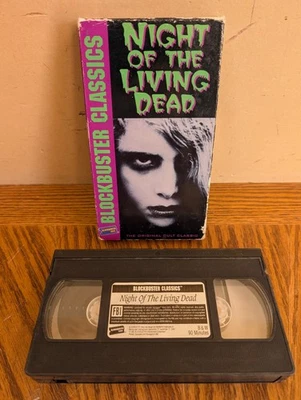 Night of the Living Dead 1968 VHS Blockbuster Video Classics Horror - Image 1 of 3