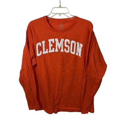Camiseta Clemson Tigers de Fanatics Adulto Talla XL Naranja Mangas Largas Foto 1 de 4