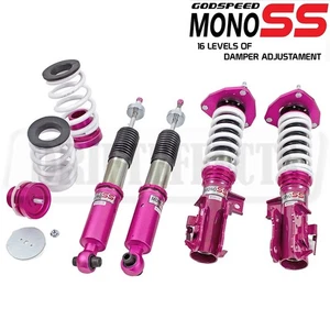FOR TOYOTA PRIUS 10-15 XW30 GODSPEED MONOSS COILOVERS STRUT SHOCK SPRING CAMBER - Picture 1 of 8