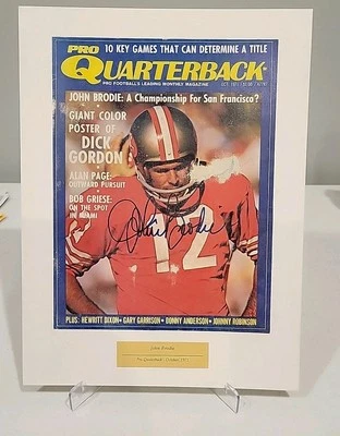 FUNDA MAG AUTOGRAFIADA POR JOHN BRODIE MATE SIN CERTIFICADO DE AUTENTICIDAD 49ERS MAL ESTADO Foto 1 de 2