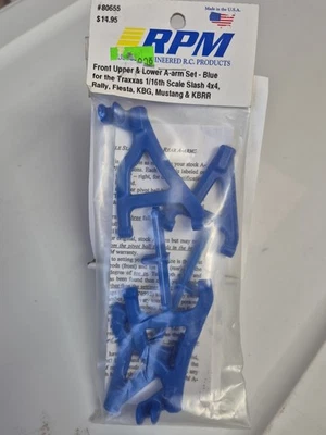 RPM Front A-arms for the 1/16th Scale Traxxas Slash 4×4 Related Models # 80655 - Image 1 of 4