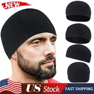Hombres Verano Enfriamiento Cúpula Calavera Gorra Motociclista Motocicleta Envoltura Diadema Gorro Sombrero - Imagen 1 de 15