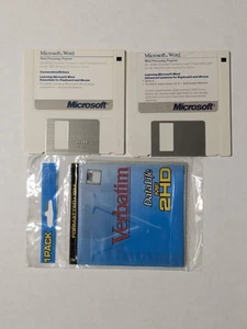 Microsoft Word Processing Program for IBM & 1 blank Floppy 3.5 - Picture 1 of 4