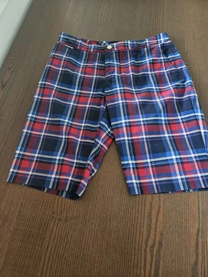 Ralph Lauren Mujer Nuevo Sin Etiquetas Multicolor Bermuda Algodón Shorts Talla 4 Foto 1 de 4