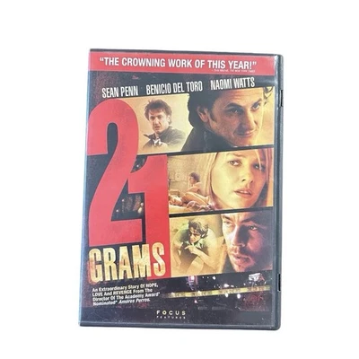 21 Grams DVD 2003 Sean Penn, Naomi Watts, Nominated For 2 Academy Awards - Image 1 of 4