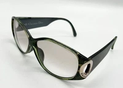 Gafas de sol Christian Dior verde patrón de serpiente gafas unisex gafas de diseñador Foto 1 de 4