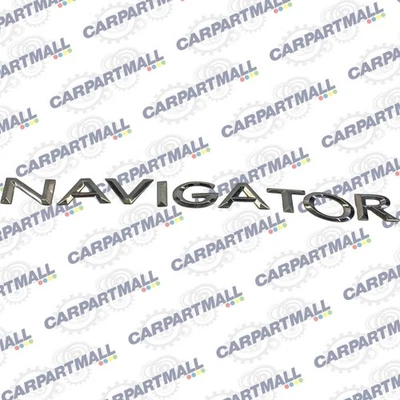 2003-2006 Lincoln Navigator Rear Trunk Lid Nameplate Emblem Logo Badge Chrome - Image 1 of 4