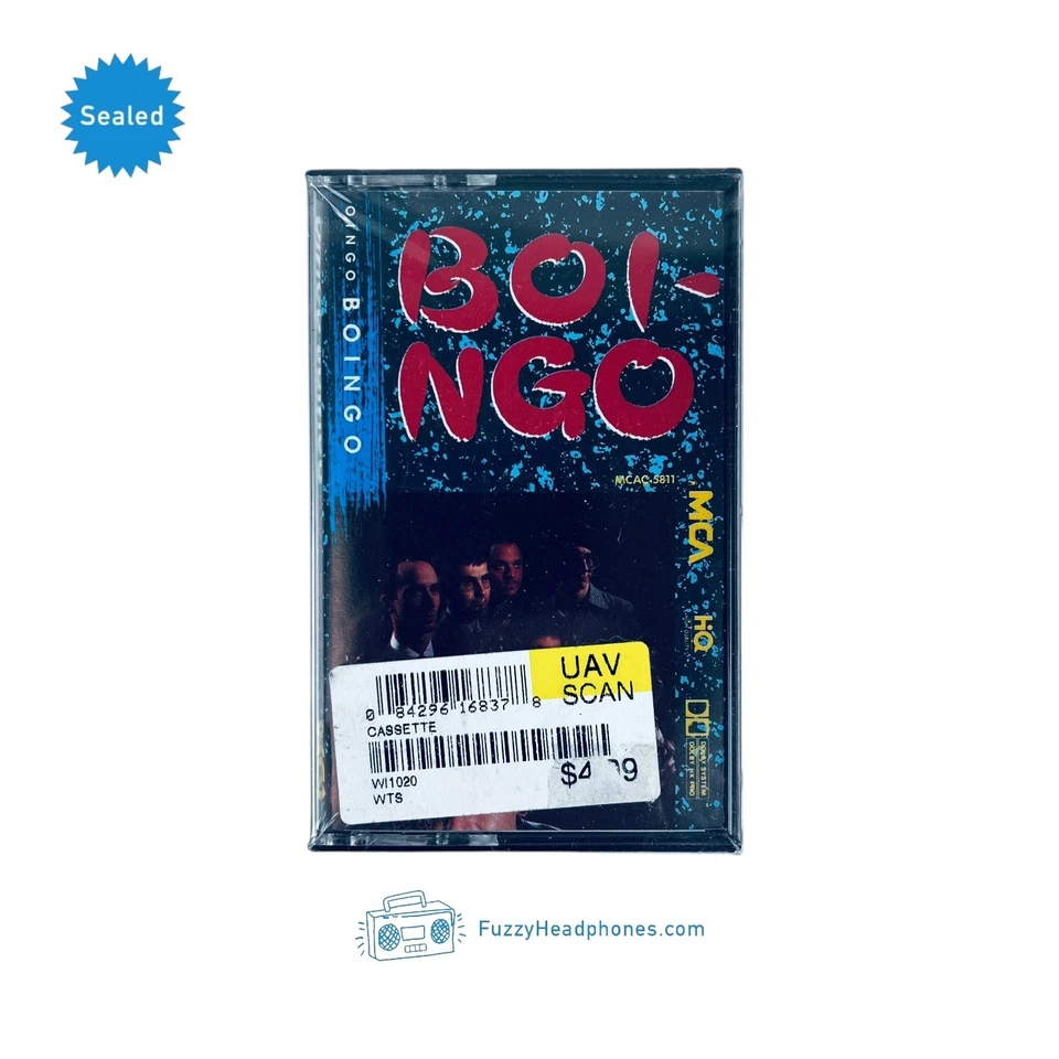 Oingo Boingo – Boi-Ngo Cassette Tape (1987) Danny Elfman, New Wave SEALED - Image 1 of 4