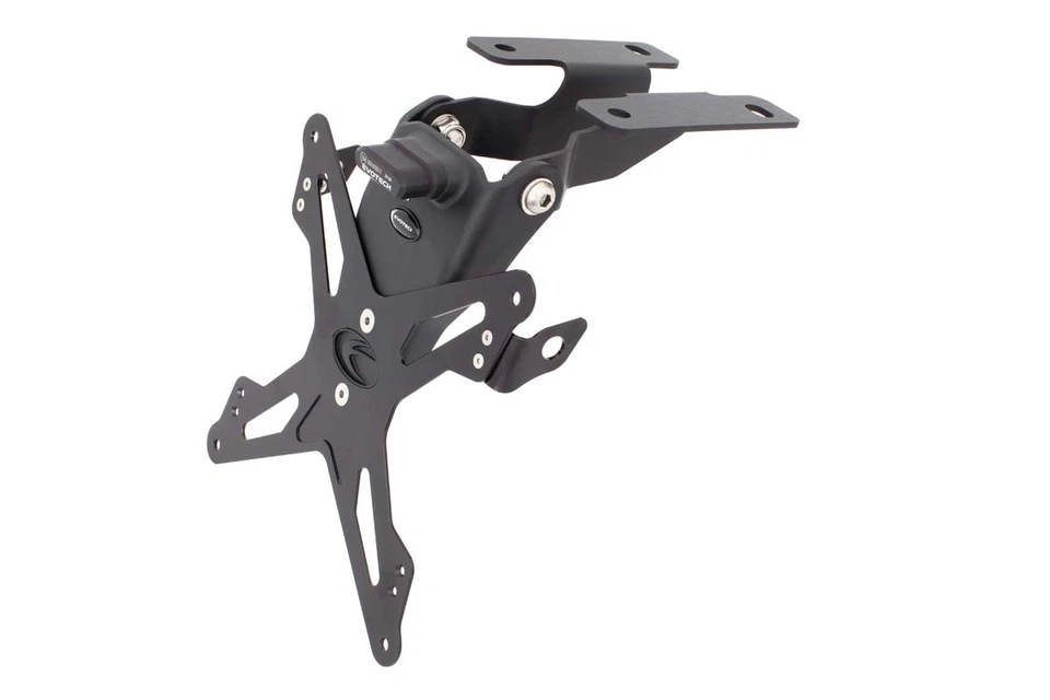 SUPORTE DE PLACA DE ALUMÍNIO AJUSTÁVEL EVOTECH PARA DUCATI MONSTER 750 - Imagem 1 de 1