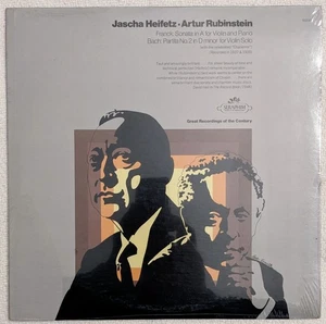 Seraphim 60230 lp JASCHA HEIFETZ Franck/ Bach RUBINSTEIN mono SEALED - Picture 1 of 2