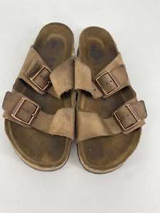 Sandalias Birkenstock Arizona BrownSlide Plantilla Suave Talla 41 EE. UU. 10 - Imagen 1 de 10