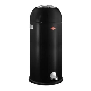 Wesco Mülleimer Kickmaster Maxi Abfallsammler Tretabfallsammler Schwarz 40 L - Bild 1 von 1