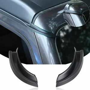 Extensión de desviadores de canalón de lluvia de agua para Jeep Wrangler JL 2018-2023 accesorios - Imagen 1 de 8