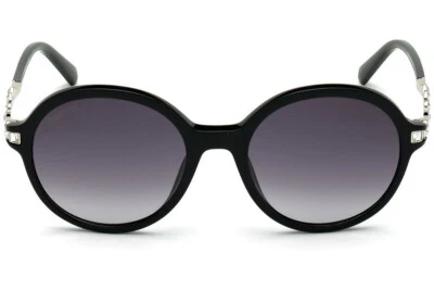 Gafas de sol Swarovski SK264 01B marco de plástico redondo negro 53-19-140 SW264 SK0264 Foto 1 de 4