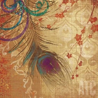 JUEGO DE 2 PIEZAS DE LONA PÁJAROS DE UNA PLUMA I (18x18) y pluma ii (18x18) de TANDI VENTER Foto 1 de 4