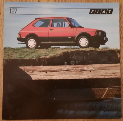 FIAT 127 car sales brochure from the UK. 1982 catalogue / prospekt / depliant - Image 1 of 3