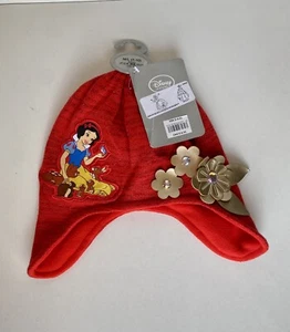 Disney Store Snow White Princess Red Knit Beanie Hat Size M/L 7-10 - Picture 1 of 4