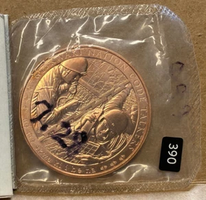 MESKWAKI NATION CODE TALKERS US MINT MEDAL BRONZE 1.5" 390 - Picture 1 of 2