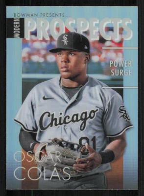 2023 Bowman Chrome Modern Prospect #MP8 Oscar Colas - Image 1 of 2