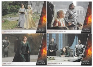 2024 RITTENHOUSE HOUSE OF THE DRAGON TEMPORADA UNO 50 CARTAS BASE JUEGO DE TRONOS - Imagen 1 de 3