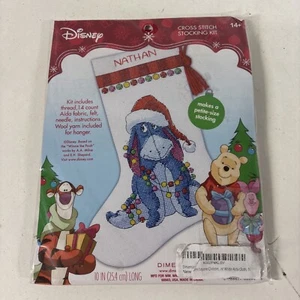 Kreuzstich Set ~ Disney Eeyore Petite Size Weihnachtsstrumpf #70-08969 #L3a - Bild 1 von 2
