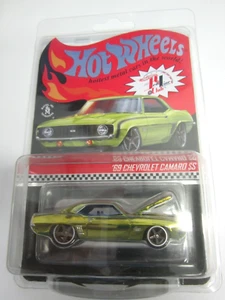 HOT WHEELS EXCLUSIVE '69 CHEVORLET CAMARO SS REDLINE CLUB #31311 FACTORY SEALED - Picture 1 of 10