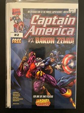 Captain America vs. Baron Zemo 2 Free Comic High Grade Marvel D8-76