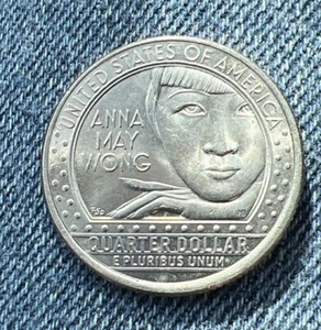 2022 P Münzzeichen Anna May Wong In Cod We Trust - Bild 1 von 3