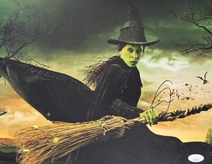 CYNTHIA ERIVO SIGNED ELPHABA THROPO 11X14 PHOTO WICKED GLINDA OZ JSA COA 2 - Picture 1 of 1