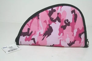 KNJ Multicolor Print Padded Small Pistol Rug Pouch Mint - Picture 1 of 2