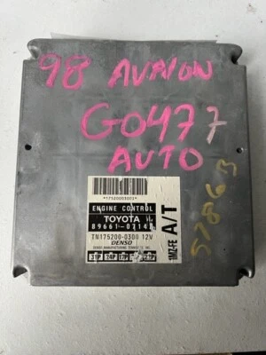 Computadora de motor usada OEM EBX 1998 TOYOTA AVALON 89661-07142 Foto 1 de 4