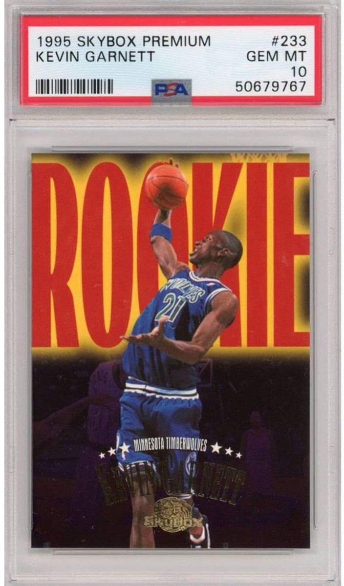 Kevin Garnett Professional Sports Authenticator (PSA
