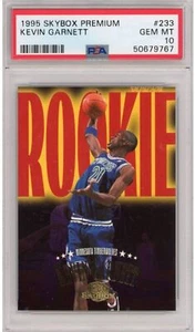 Graded 1995-96 Skybox Premium Kevin Garnett #233 Rookie RC Basketball Card PSA 1 - Picture 1 of 2