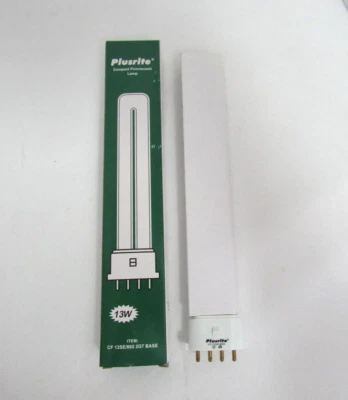 PLUSRITE 13W COMPACT FLUORESCENT LAMP CF 13E/865 2G7 BASE - Image 1 of 4