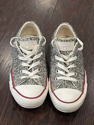 Camiseta baja Converse Chuck Taylor All Star para mujer talla 5 gris espiga Foto 1 de 4