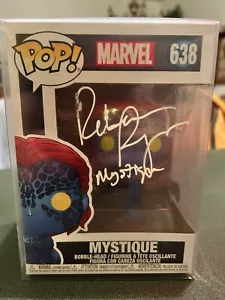 REBECCA ROMIJN AUTOGRAFATA FIRMATA MYSTIQUE FUNKO POP #638! X-Men! BECKETT! - Foto 1 di 3