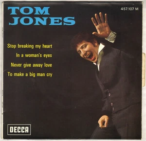 TOM JONES "STOP BREAKING MY HEART" R'N BLUES EP 1966 DECCA 457.107 - Picture 1 of 4